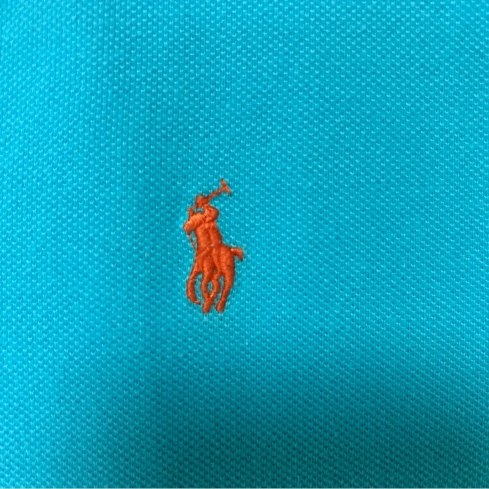 Polo by Ralph Lauren Men’s Boys Youth Teal Short-Sleeve Polo Shirt Sise‎ 14-16 L